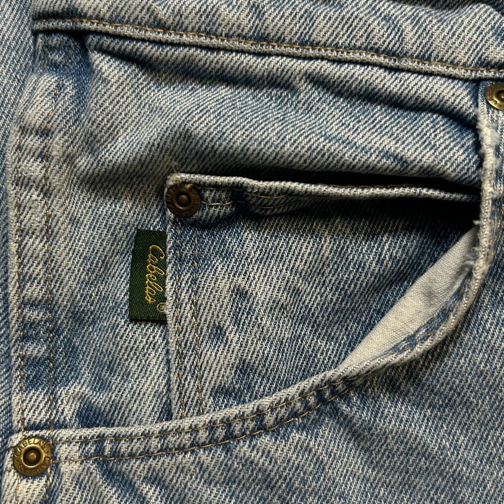 Vintage 90s Cabela's Rugged Outdoor Gear Jeans 42x40 Made in Mexico - Picture 11 of 11